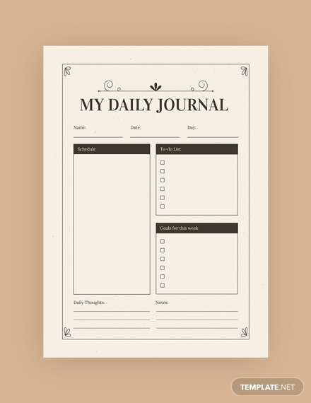 11 Notebook Journal Templates In Word