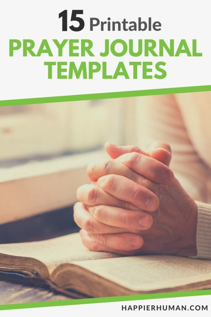 15 Best Printable Prayer Journal Templates For 2024 Happier Human