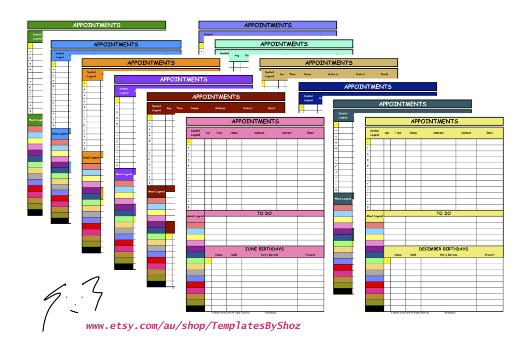 2019 Bullet Journal Excel Xlsx File Bullet Journal Layout Journal 