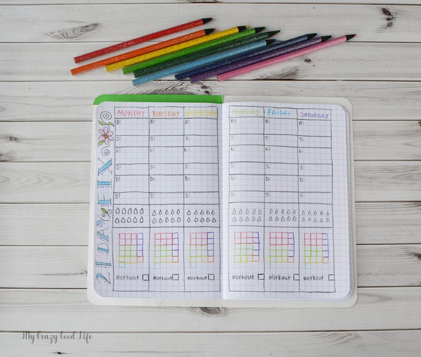 21 Day Fix Bullet Journal DIY Bullet Journal My Crazy Good Life