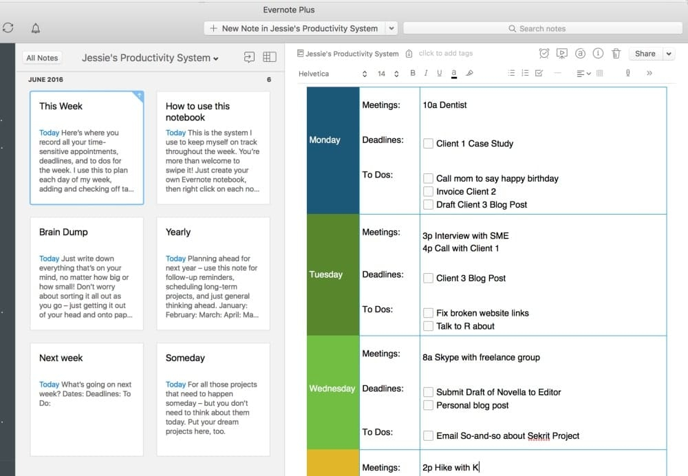 22 Best Evernote Templates To Plan And Organize Your Life