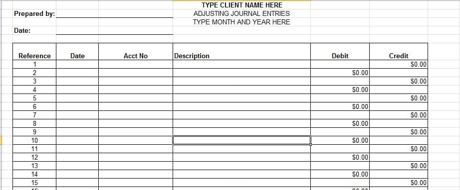 5 General Journal Templates Formats Examples In Word Excel