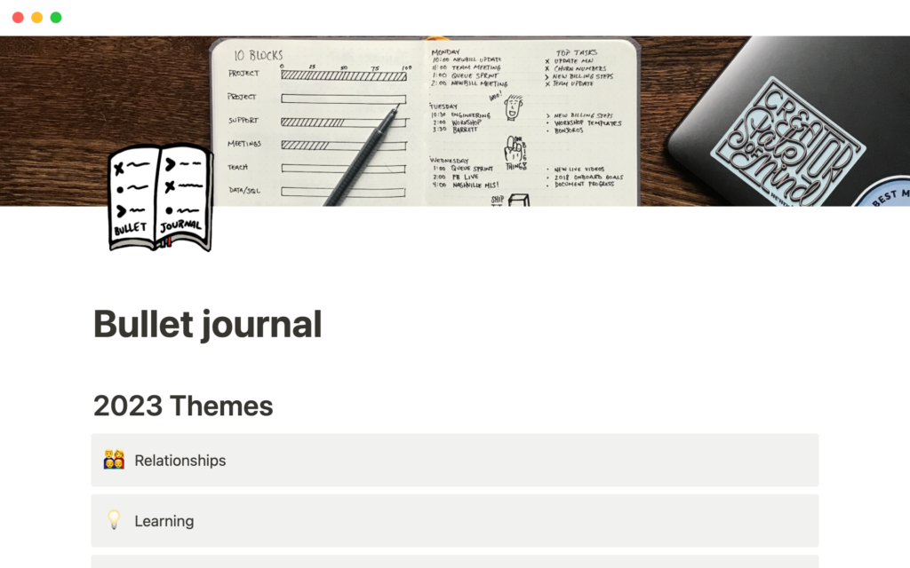 Best Journaling Templates From Notion