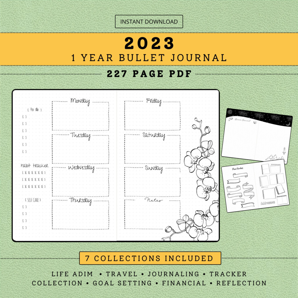 Bullet Journal 2023 2024 Pdf Image To U