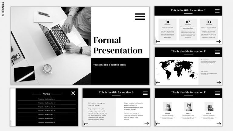 Bullet Journal Free PowerPoint Template Google Slides Theme