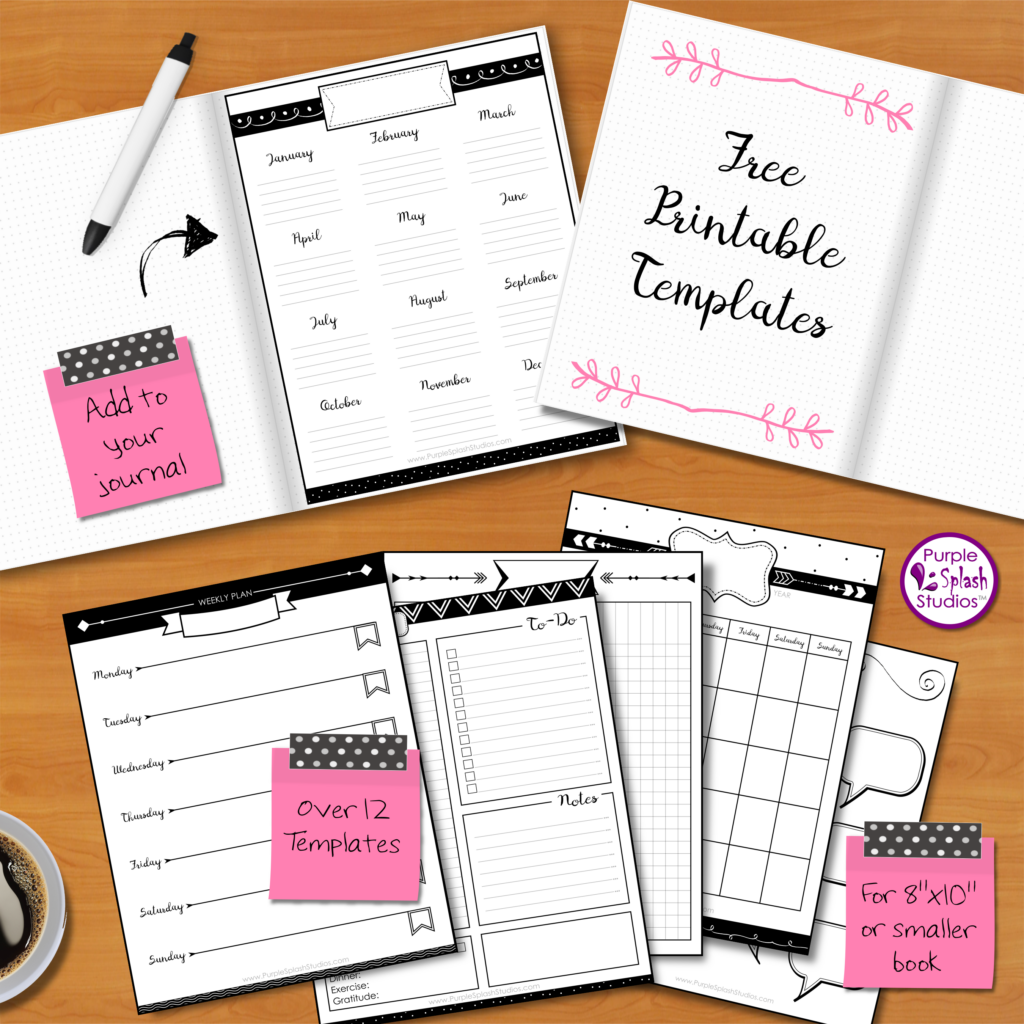 Bullet Journal Free Templates Use This Bullet Journal Template As A 