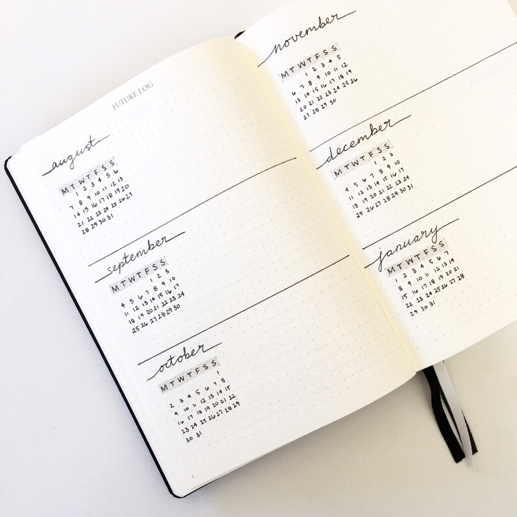 Bullet Journal Future Log Ideas You Need To See The Smart Wander