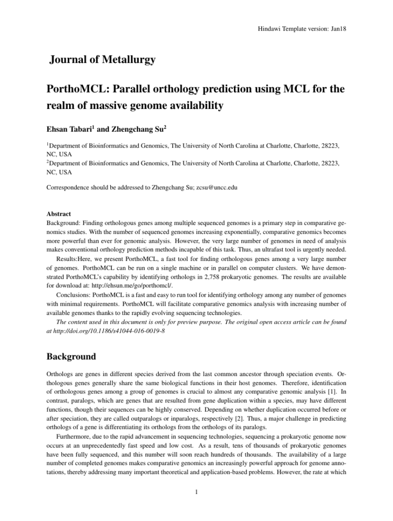 Case Reports In Pathology Template Hindawi