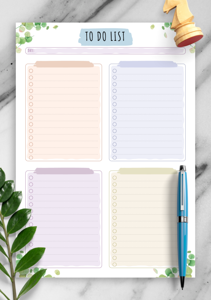 Daily To Do List Planner Printable Free