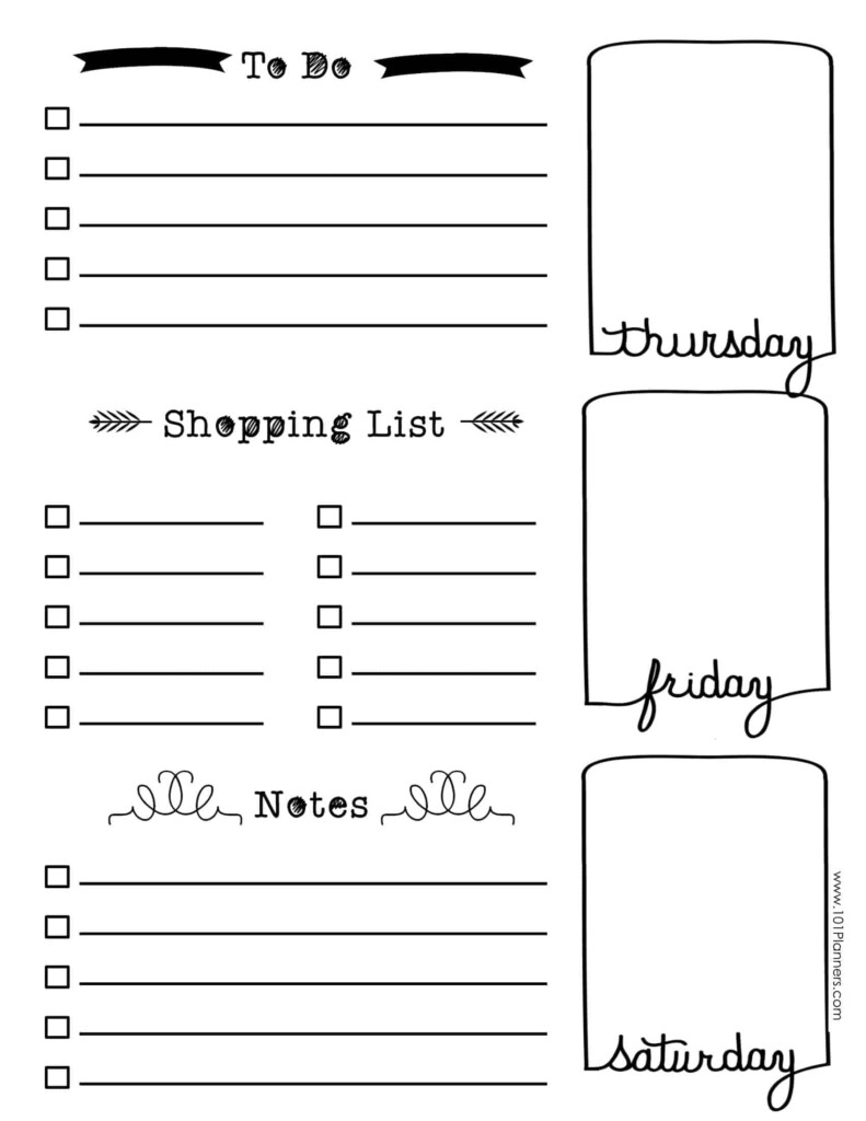 Free Bullet Journal Printables Customize Online For Any Planner Size