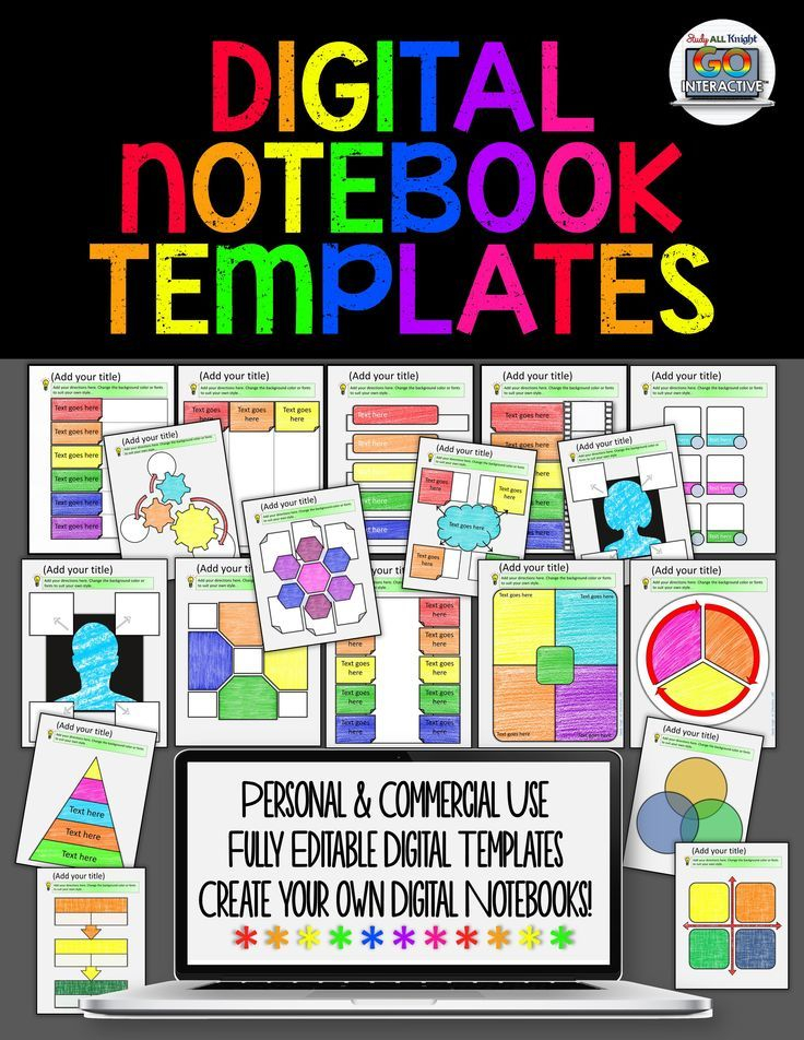 Free Digital Interactive Notebook Templates