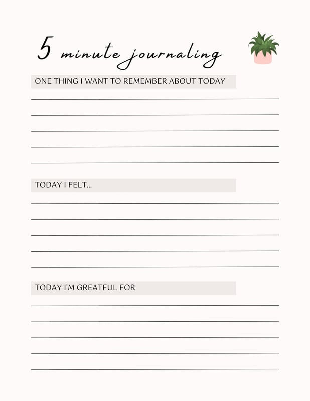 Free Editable And Printable Journal Templates Canva