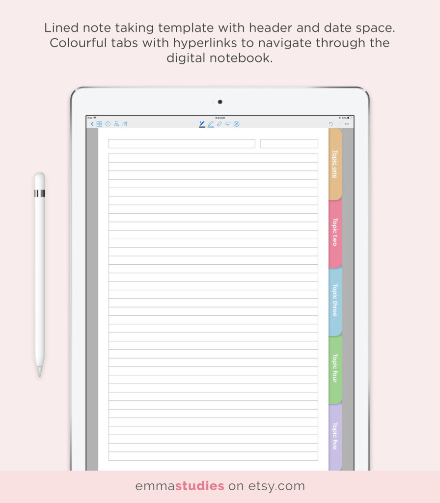 Free Goodnotes Notebook Templates Remotepc