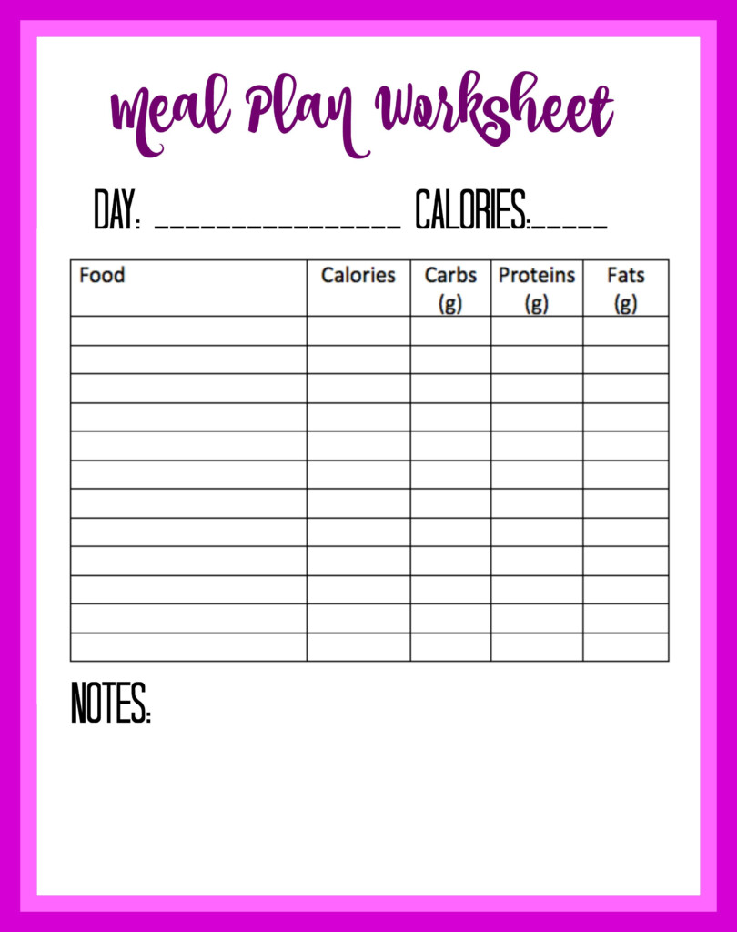 Free Printable Calorie Tracker The Calorie Intake Tracker Has Been 