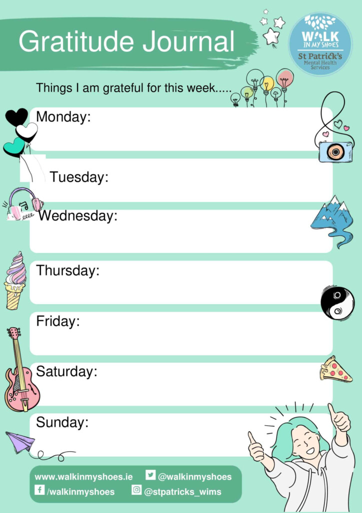 Free Printable Gratitude Journal Templates PDF Word 