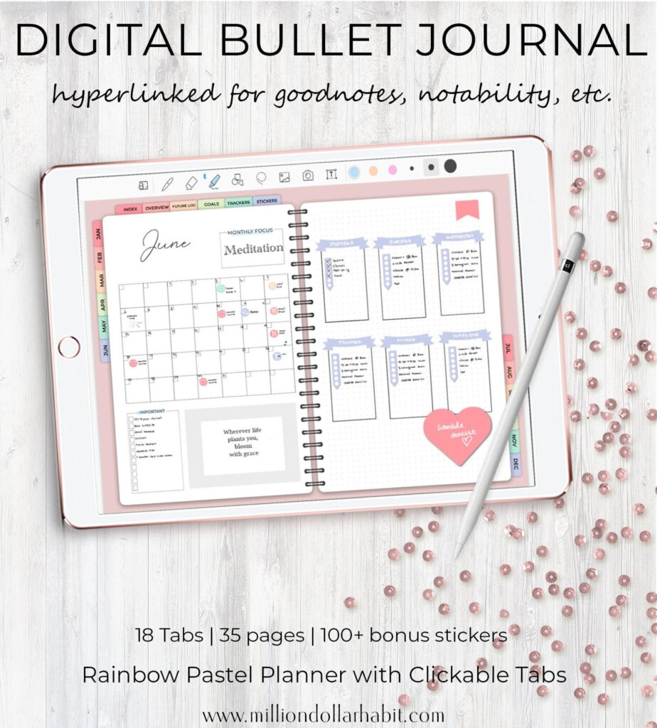 Goodnotes Bullet Journal Templates