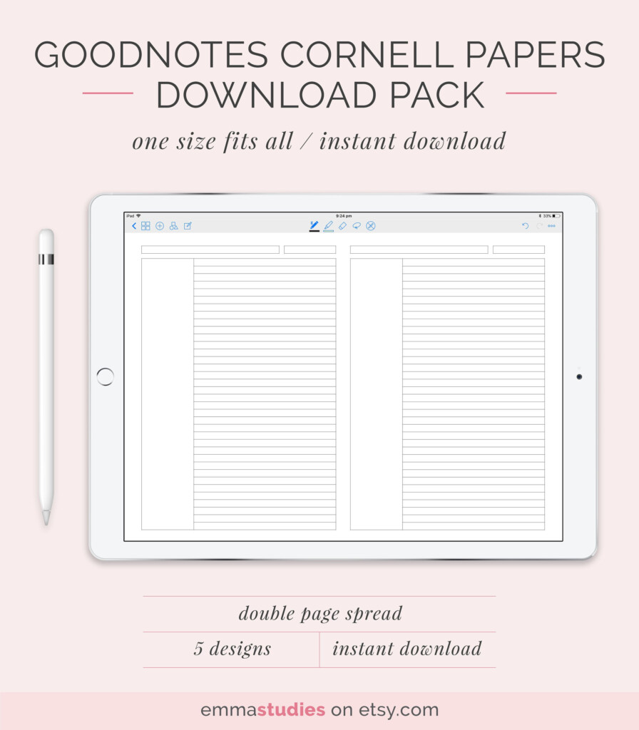 Goodnotes Journal Template Free Printable Word Searches