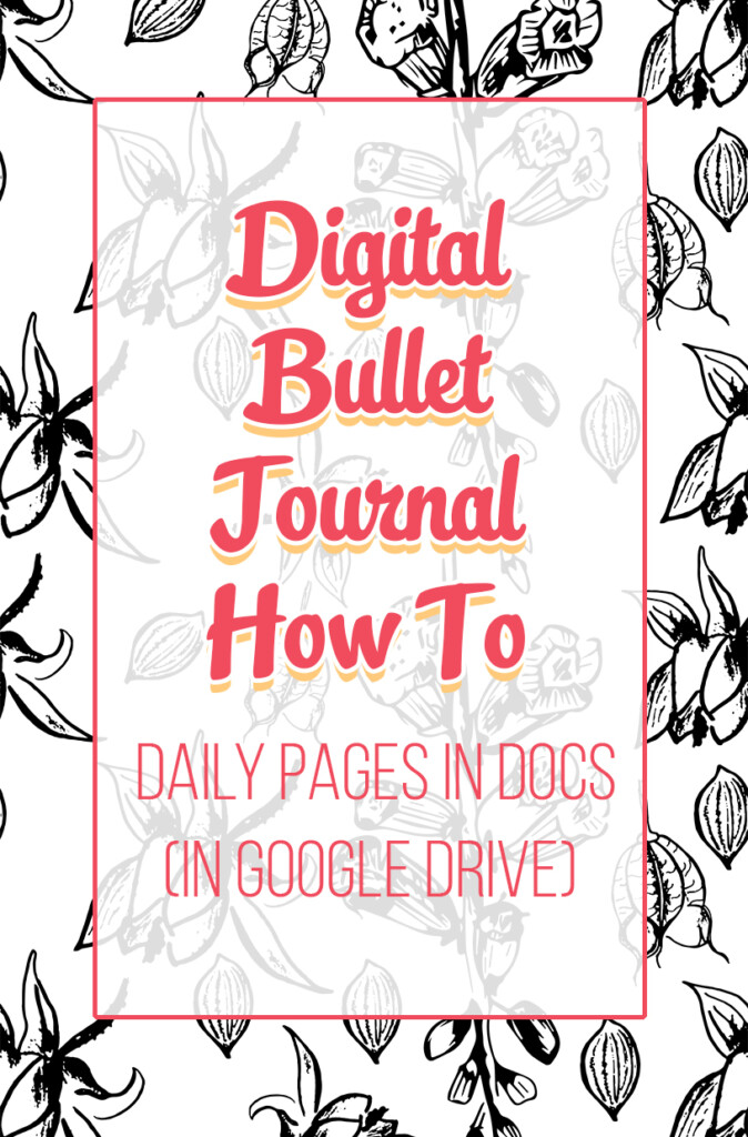 Google Doc Journal Template