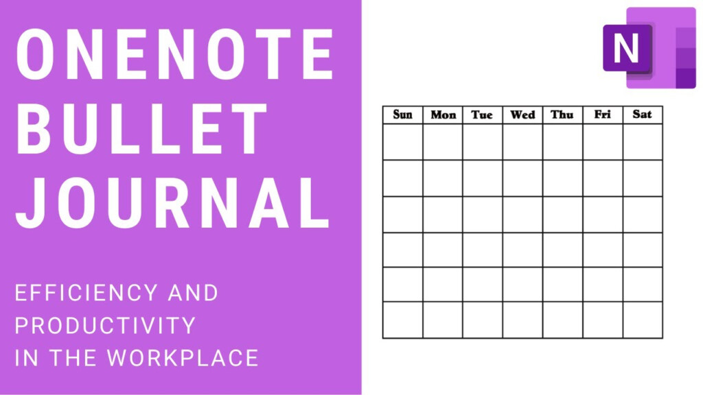 How To Setup A Microsoft OneNote Bullet Journal Quick Tutorial 