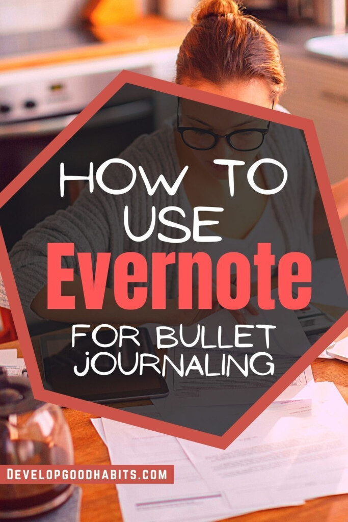 How To Use Evernote For Bullet Journaling How To Create Structure In 