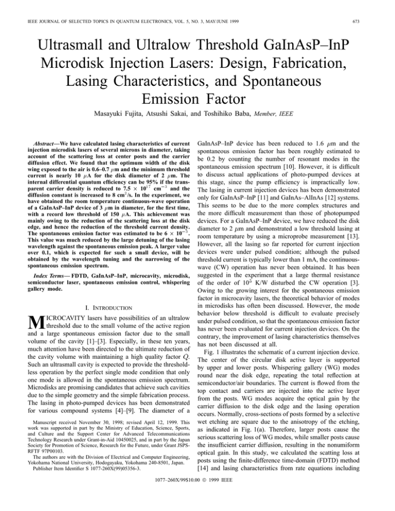 Ieee Journal Of Selected Topics In Quantum Electronics Vol 5 No 3