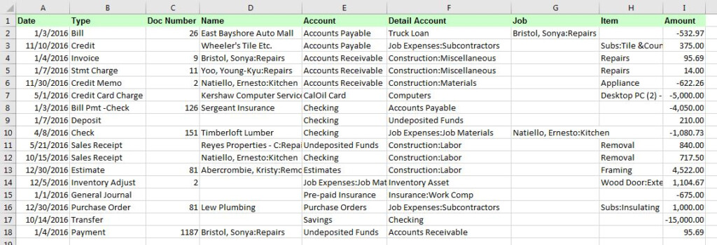 IIF Transaction Creator Pro Big Red Consulting Big Red Consulting