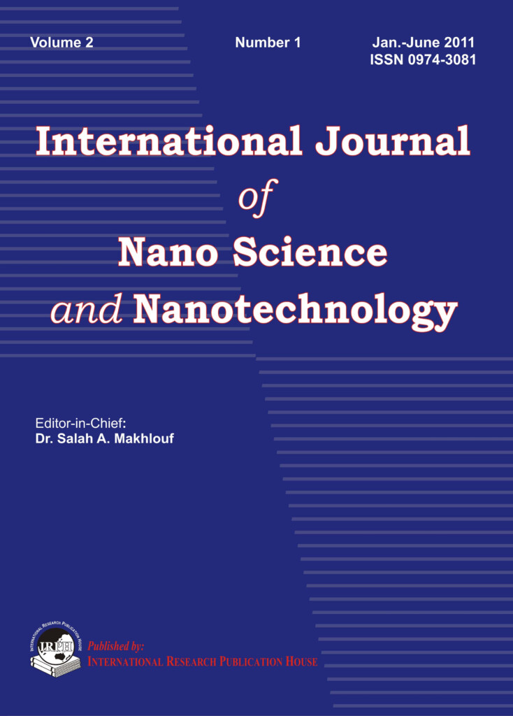 IJNN International Journal Of NanoScience And Nanotechnology