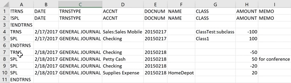 Import General Journal Entries From CSV Excel Into Quickbooks Desktop 