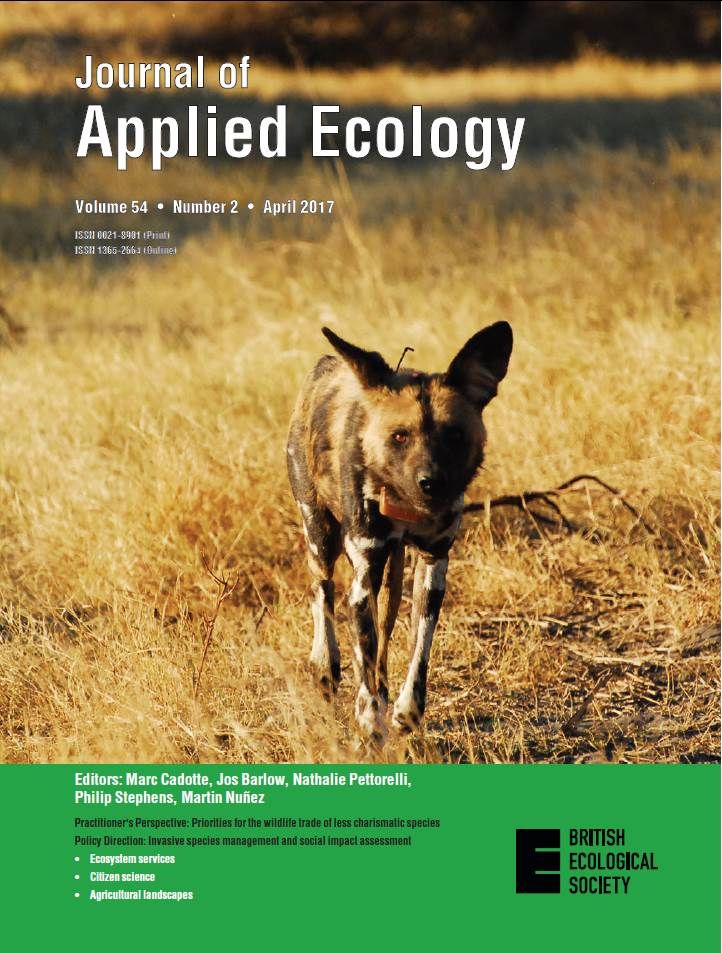 Journal Of Applied Ecology British Ecological Society