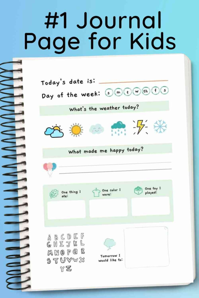 Kids Journal Template