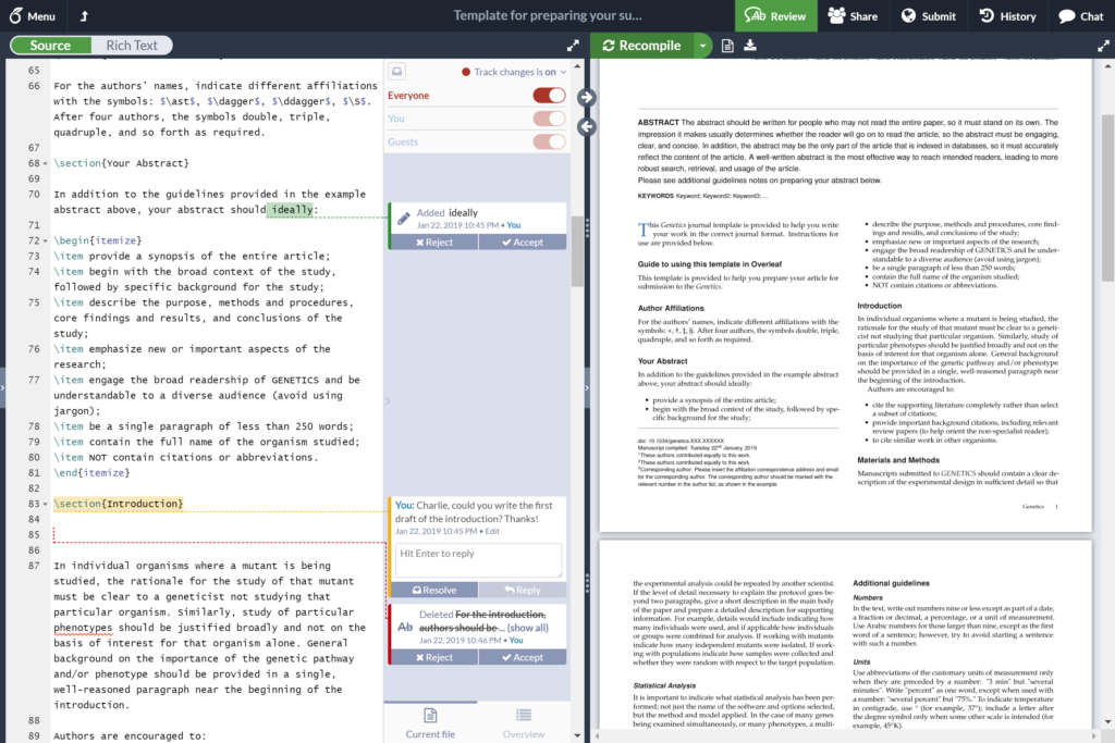 Media Resources Overleaf Online LaTeX Editor