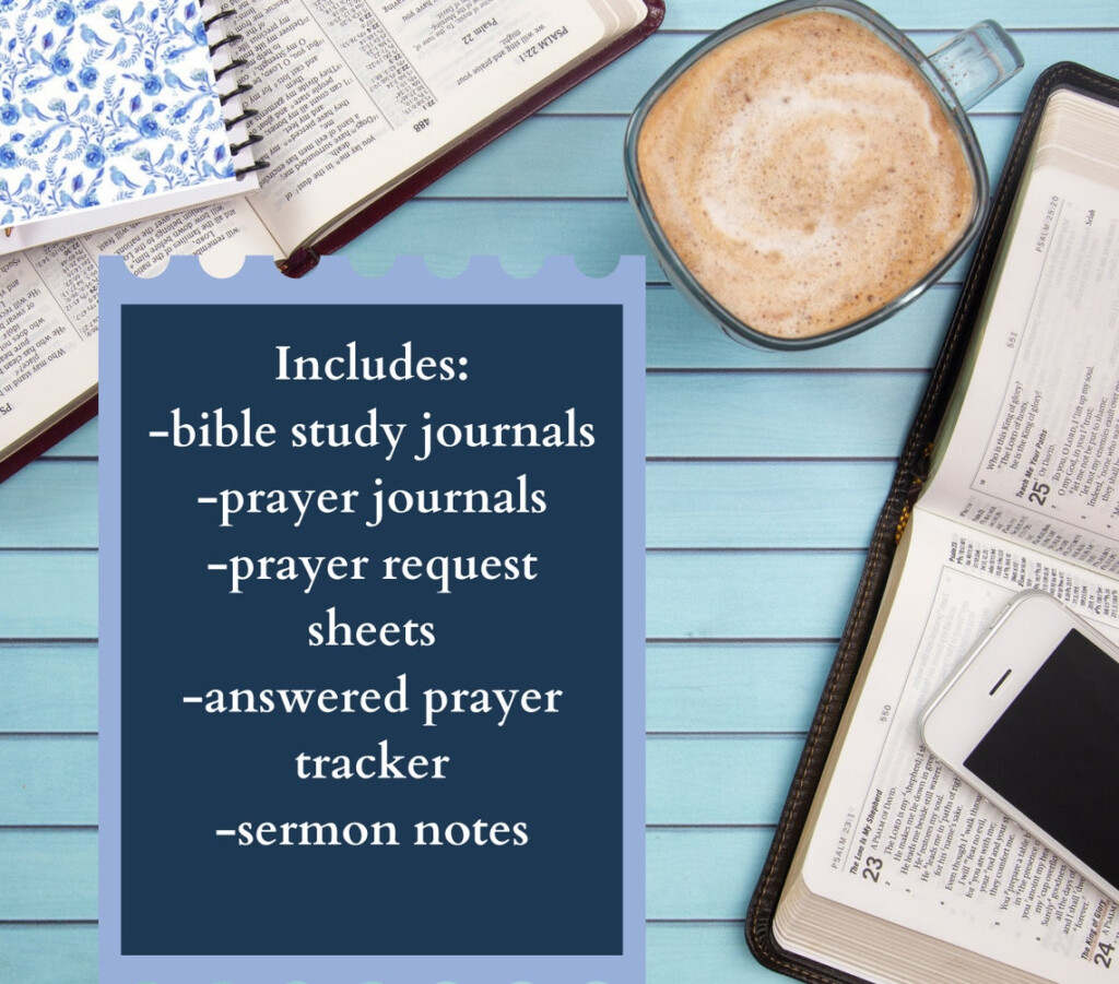 My Quiet Time Journal Template Printable Prayer Bible Study Sermon 