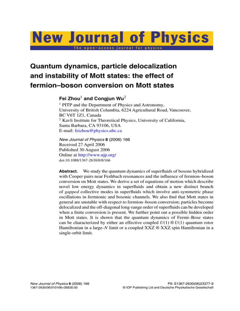 New Journal Of Physics