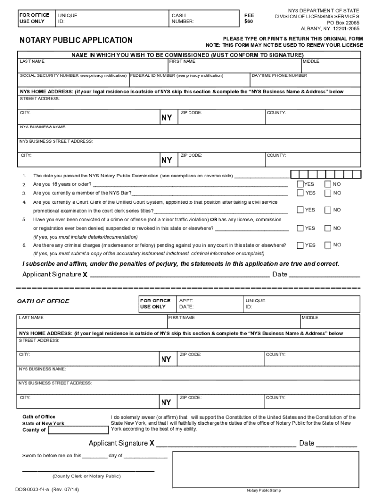 Ny Notary Journal Template