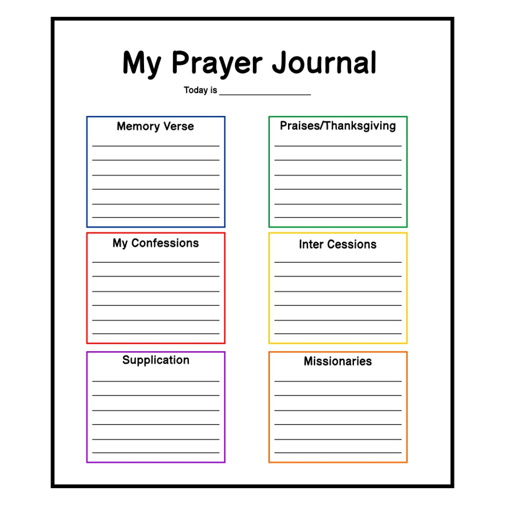 Prayer Sheets Templates 10 Free PDF Printables Printablee