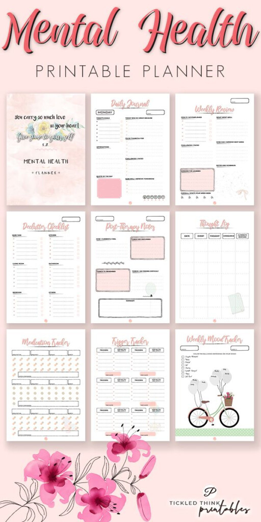 Printable Mental Health Journal Template