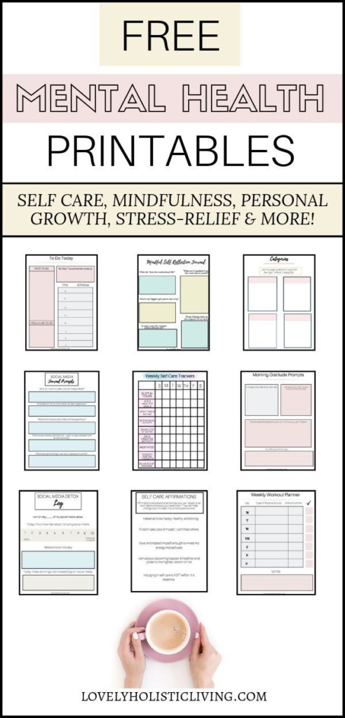 Printable Mental Health Journal Template