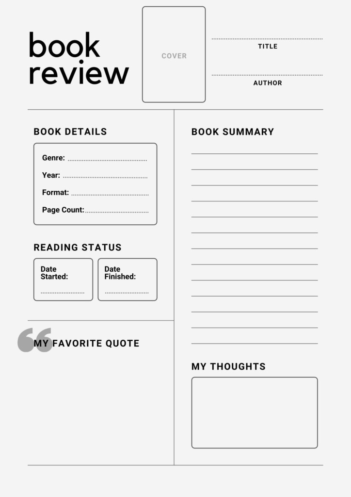 Take Your Reading Reviews And Book Journal To The Next Level With This 