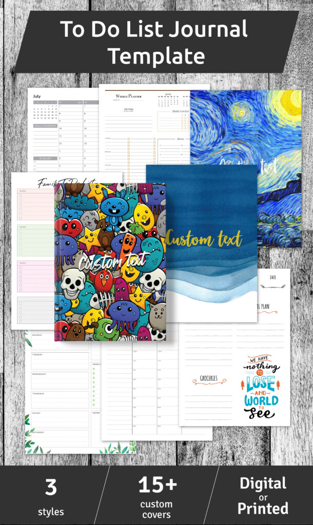 To Do List Journal Template Gives You The Opportunity To Organize Your 